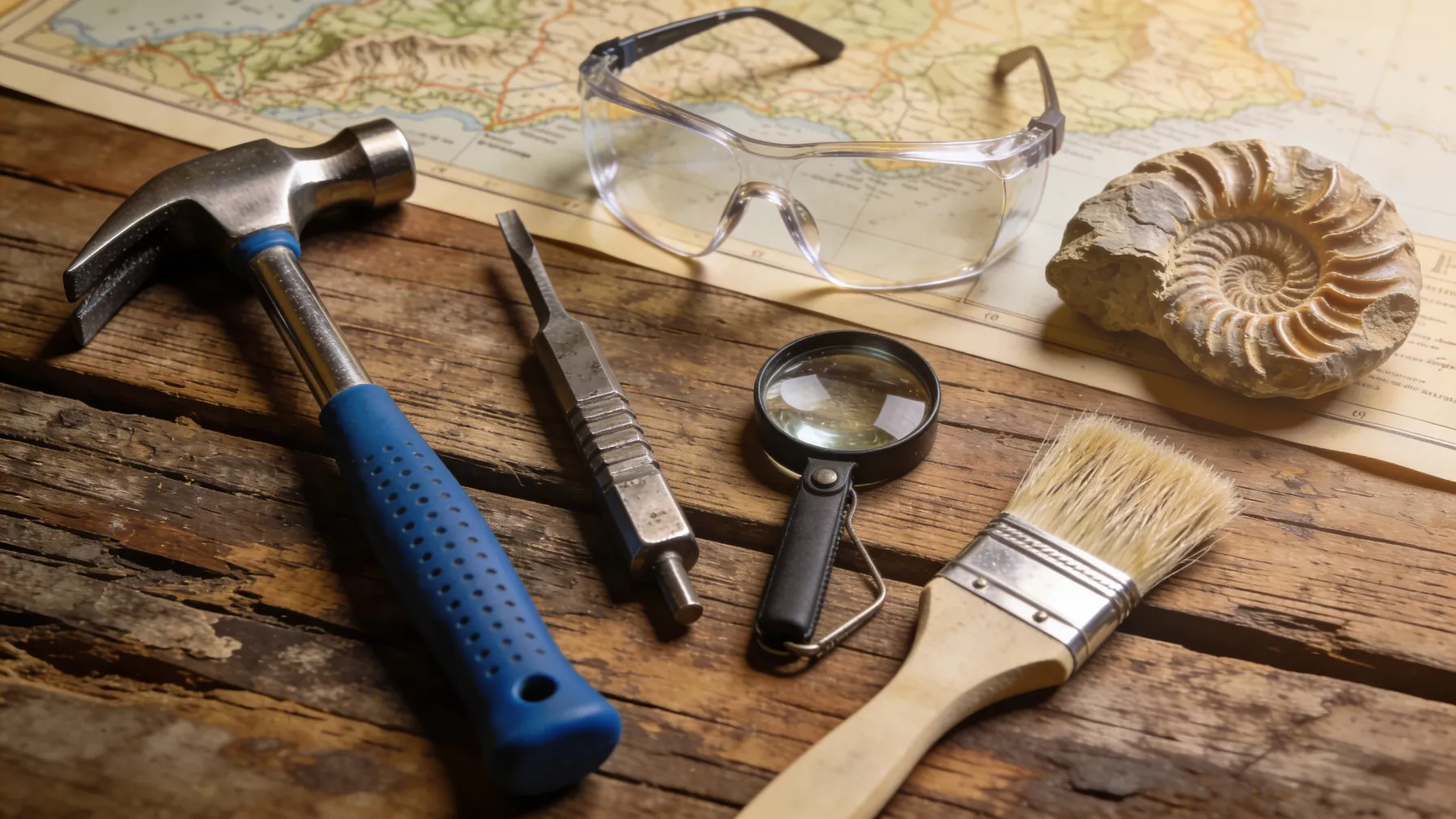 Kit amateur de géologie et paléontologie : les 5 outils indispensables pour débuter